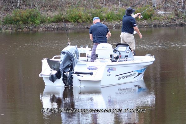 Quintrex 430 Top Ender PRO + F60hp 4-Stroke - PRO Pack for sale online prices image