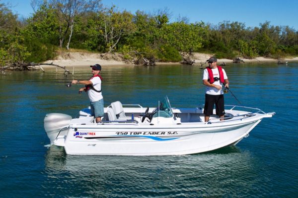 Quintrex 450 Top Ender + F70hp 4-Stroke - Pack 3 for sale online prices image