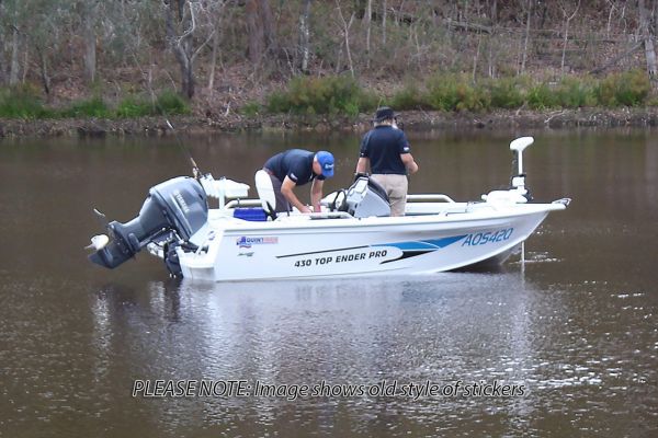 Quintrex 430 Top Ender + F60hp 4-Stroke - Pack 1 for sale online prices image