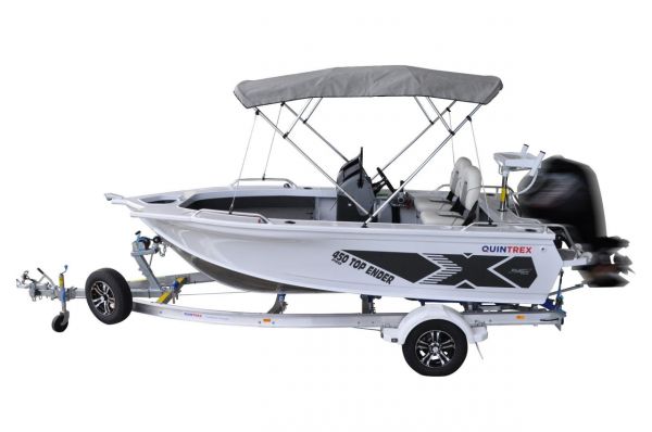 Quintrex 450 Top Ender PRO + F75hp 4-Stroke - PRO Pack for sale online prices image