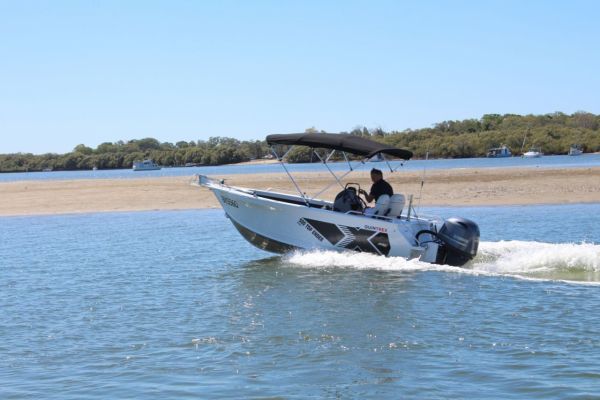 Quintrex 500 Top Ender + Yamaha F75hp 4-Stroke - Pack 1 for sale online prices image