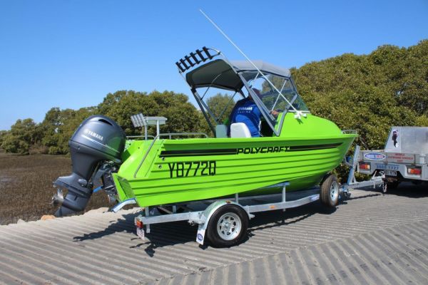 Polycraft 530 Warrior Cuddy Cabin + Yamaha F130hp 4-Stroke - Pack 2 for sale online prices image