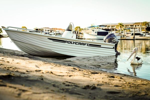 Polycraft 480 Brumby Centre/Rear Console + Yamaha F60hp 4-Stroke - Pack 1 for sale online prices image