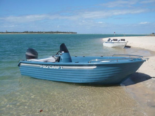 Polycraft 480 Brumby Centre/Rear Console + Yamaha F75hp 4-Stroke - Pack 3 for sale online prices image