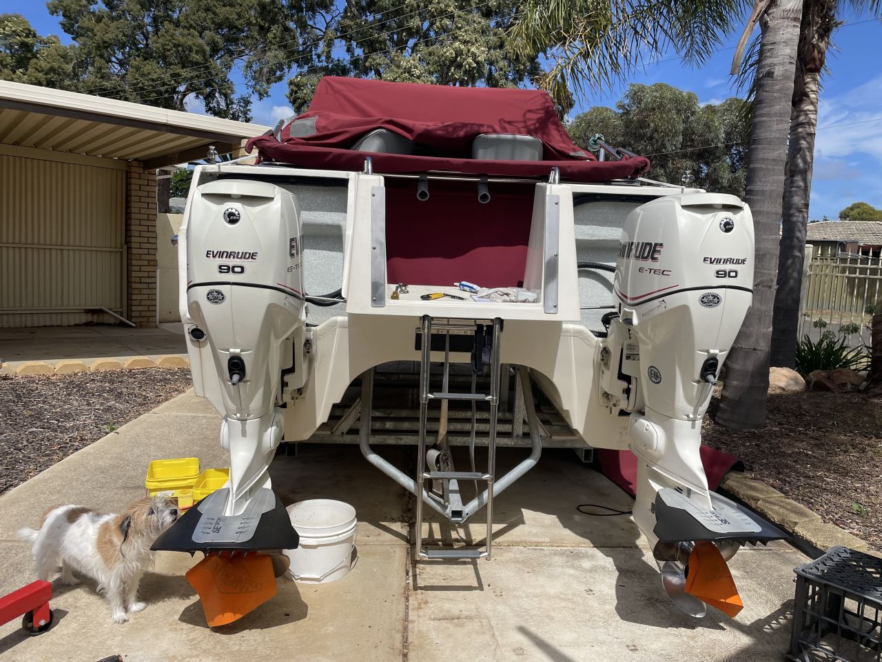 Image for 1994 SHARK CAT Noosa Cat TWIN HULL Cuddy Cabin 1