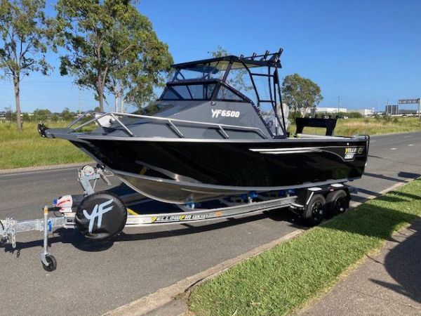 Yellowfin 6500 Folding Hard Top + Yamaha F175hp 4-Stroke - Pack 2 for sale online prices image