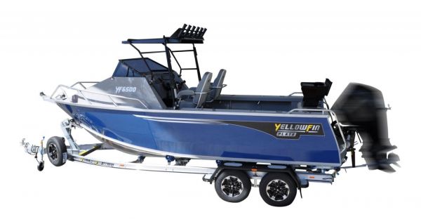 Yellowfin 6500 Folding Hard Top + Yamaha F150hp 4-Stroke - Pack 1 for sale online prices image