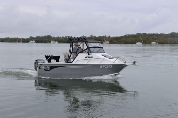 Yellowfin 5800 Folding Hard Top + Yamaha F115hp 4-Stroke - Pack 1 for sale online prices image