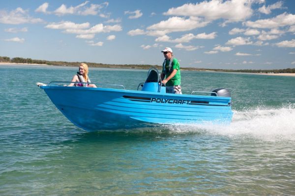 Polycraft 450 Drifter Centre Console + Yamaha F60hp 4-Stroke - Pack 1 for sale online prices image