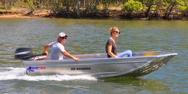 Quintrex 360 Wanderer + Yamaha F9.9hp 4-Stroke - Pack 1 for sale online prices image
