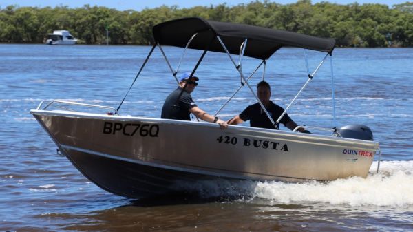 Quintrex 420 Busta + Yamaha F40hp 4-Stroke - Pack 1 for sale online prices image
