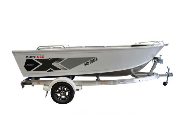 Quintrex 440 Busta + Yamaha F60hp 4-Stroke - Pack 2 for sale online prices image