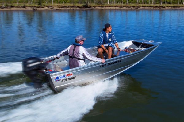 Quintrex F370 Outback Explorer  + Yamaha F25hp 4-Stroke - Pack 3 for sale online prices image