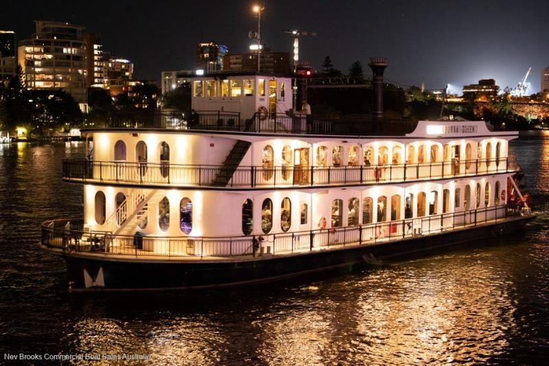Image for 1987 Custom Paddle Wheeler Floating Restaurant Vessel 0