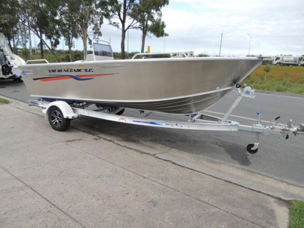 Quintrex 530 Renegade SC(Side Console) + Yamaha F90hp 4-Stroke - Pack 1 for sale online prices image