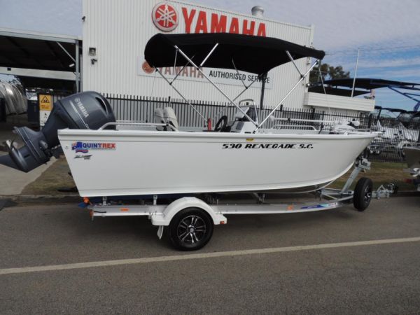 Quintrex 530 Renegade PRO SC(Side Console) + Yamaha F115hp 4-Stroke - PRO Pack for sale online prices image