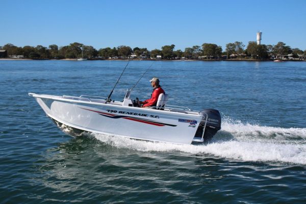 Quintrex 490 Renegade PRO SC(Side Console) + Yamaha F90hp 4-Stroke - PRO Pack for sale online prices image
