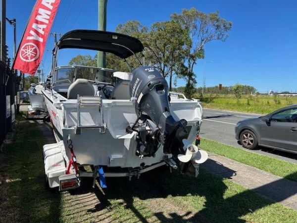 USED 2022 STACER 429 SEAMASTER WITH YAMAHA F60LB FOR SALE image