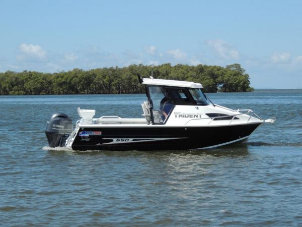Quintrex 650 Trident Hard Top + Yamaha F150hp 4-Stroke - Pack 1 for sale online prices image