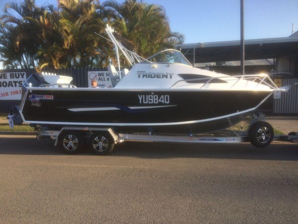 Quintrex 690 Trident + Yamaha F225hp 4-Stroke - Pack 2 for sale online prices image
