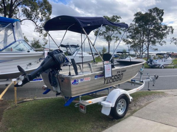 USED 2016 QUINTREX 370 DART WITH YAMAHA 20HP FOR SALE image
