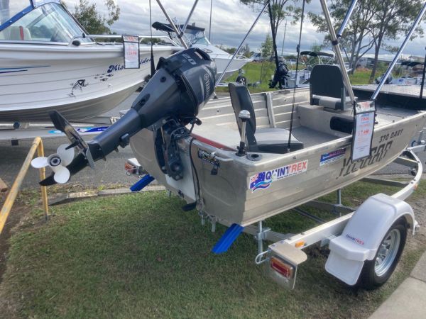 USED 2016 QUINTREX 370 DART WITH YAMAHA 20HP FOR SALE image
