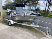 Image for USED 2016 QUINTREX 370 DART WITH YAMAHA 20HP FOR SALE 2