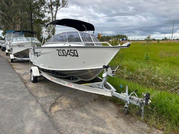 UNDER OFFERUSED 2016 STACER 489 BAYMASTER WITH YAMAHA 70HP FOURSTROKE FOR SALE image