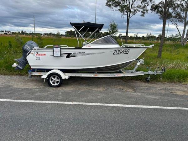 UNDER OFFERUSED 2016 STACER 489 BAYMASTER WITH YAMAHA 70HP FOURSTROKE FOR SALE image