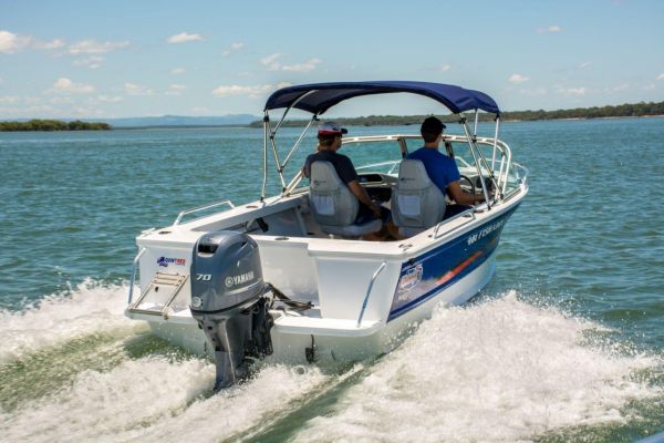 Quintrex 481 Fishabout + Yamaha F75hp 4-Stroke - Pack 3 for sale online prices image