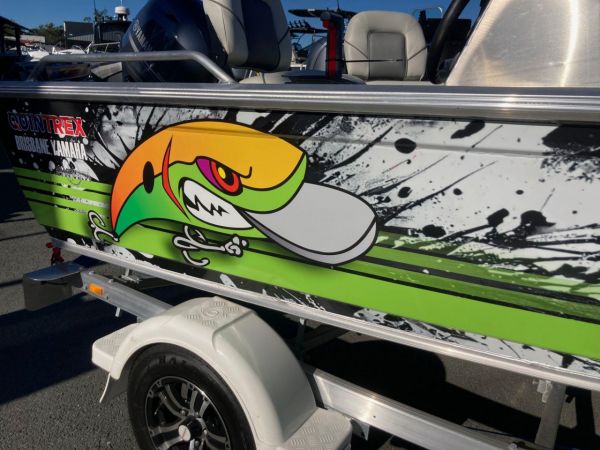 OWN THIS LARRY THE LURE QUINTREX 420 RENEGADE SIDE CONSOLE, ONE ONLY image