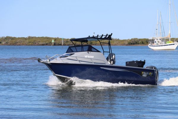YELLOWFIN 6500 FHT WITH YAMAHA F200XCB IN STOCK AND READY TO GO image
