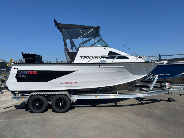 Quintrex 610 Trident Soft Top BLACKOUT EDITION + Yamaha F150HP - IN STOCK NOW image