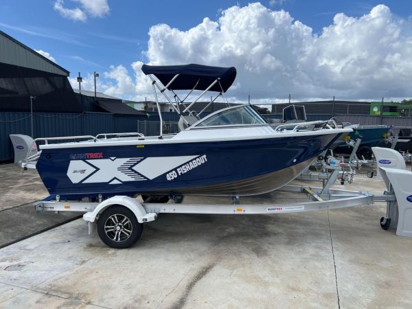 Quintrex 450 Fishabout + Yamaha F70HP - IN STOCK NOW image
