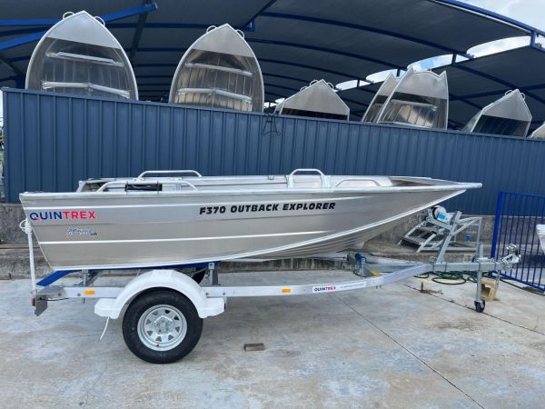 Quintrex F370 Outback Explorer L/S + Yamaha F25HP - In-stock now image
