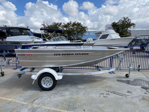 Quintrex F370 Outback Explorer L/S + Yamaha F15HP - In-stock now image
