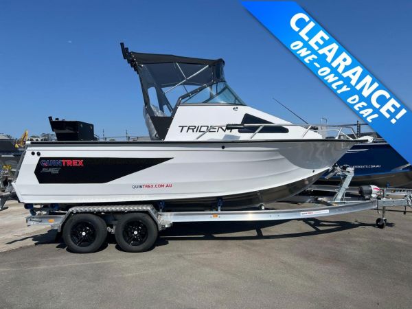 Quintrex 610 Trident Soft Top BLACKOUT EDITION + Yamaha F150HP - SPECIAL TAKE $5000 OFF! image