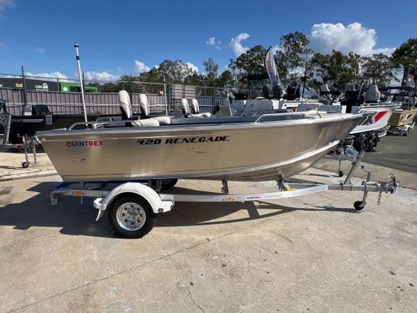 Quintrex 420 Renegade TS + Yamaha F50HP - In stock now image