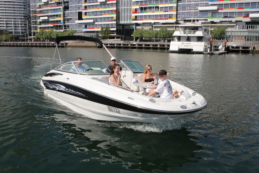 You could launch single and double kayaks but watch out for high volumes of recreational and commercial boating