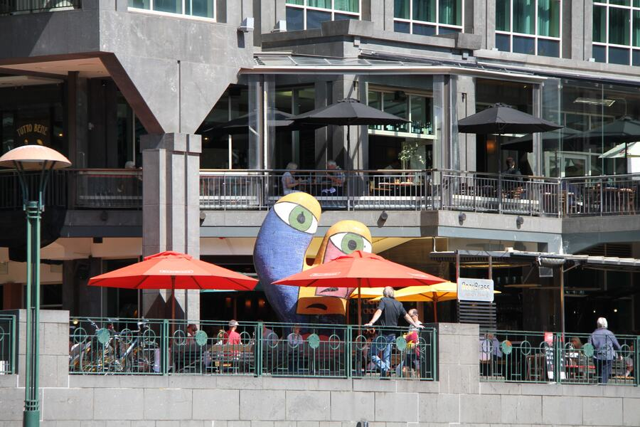 Good vibes both during the day and into the evening on the Yarra River
