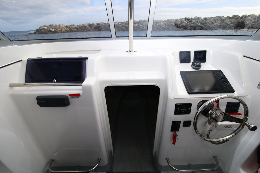 No frills advertising, just a great, solid and functional boat.