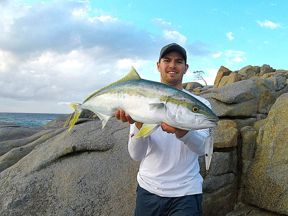 Kingfish from the rocks - Image thanks to Outdoor Adventures