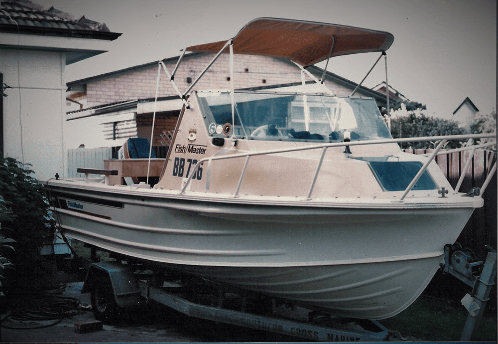 Bear's old Quintrex Fishmaster