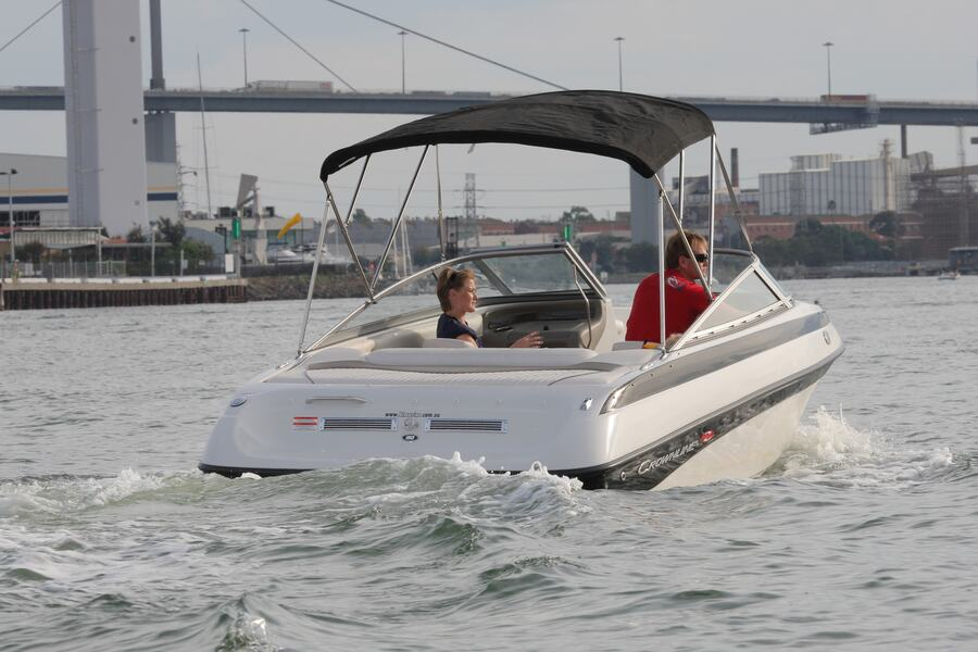 Don't forget your boat license, you're bound to be checked as you cruise past the city sights and sounds