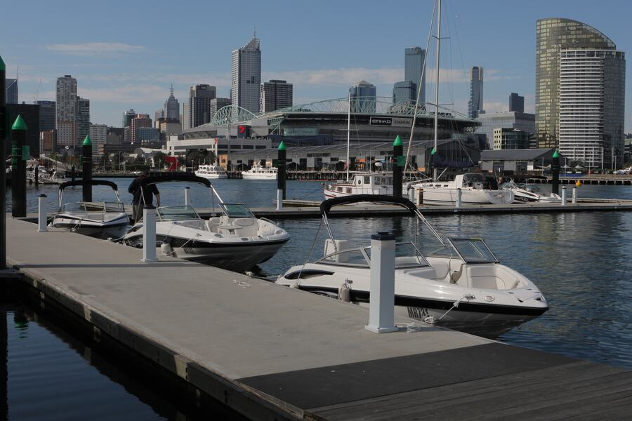 Victoria Harbour and Etihad, now Marvel Stadium