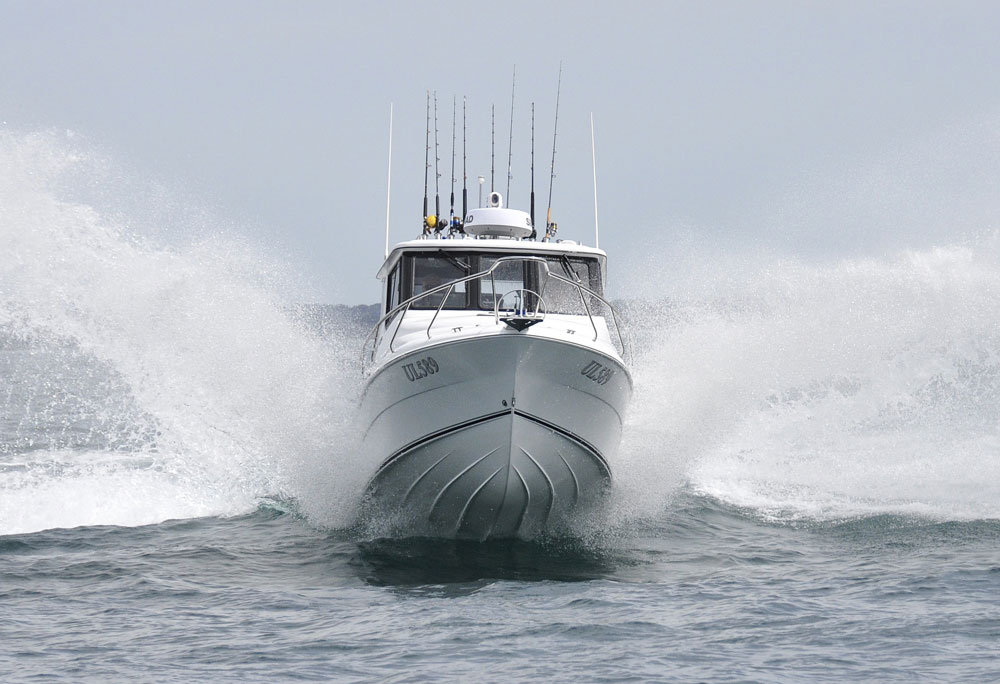 Northbank boats boast many seaworthy traditions and a host of fishing essentials including a rocket launcher