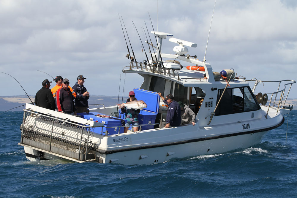 There are plenty of snapper and other species on the Cape Jervis shoals, and Gary Lloyd will share his experience