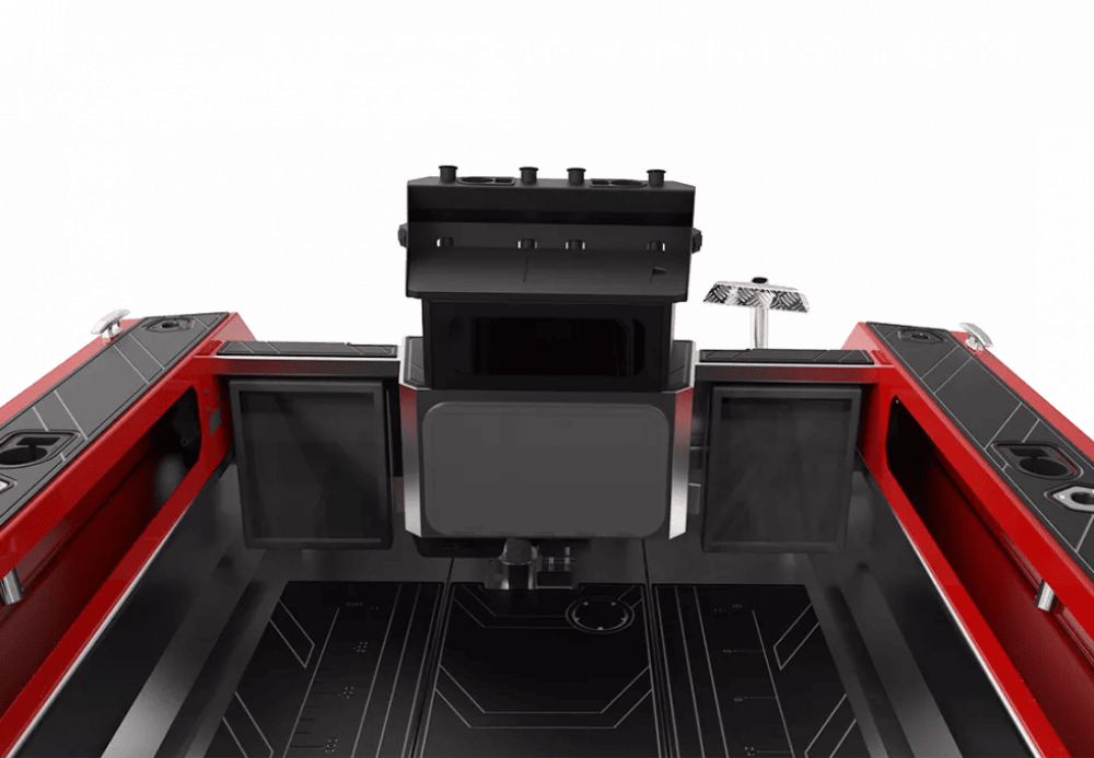 Stabicraft's Game Chaser transom is built for adventure even in rough weather
