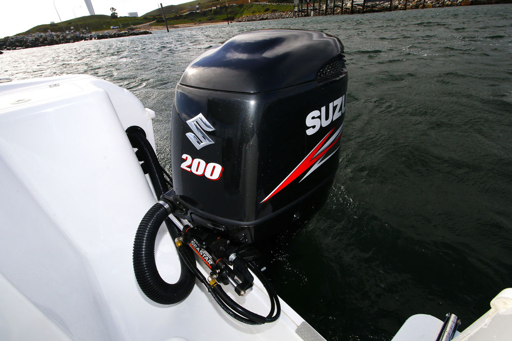 A terrific power plant, the Suzuki DF200 4-stroke outboard